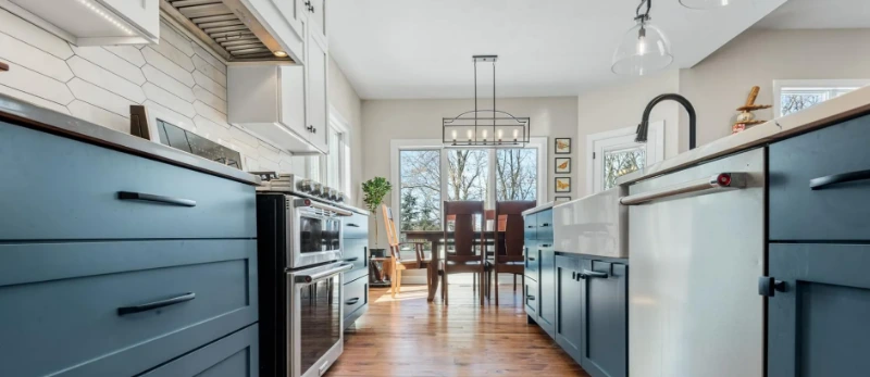 Modern kitchen remodel by Green Bay Handyman Pros in Green Bay, Wisconsin